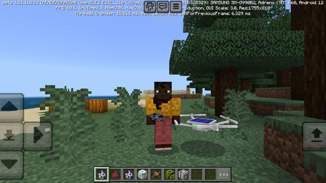 Options from Craft Punk Mod for Minecraft PE