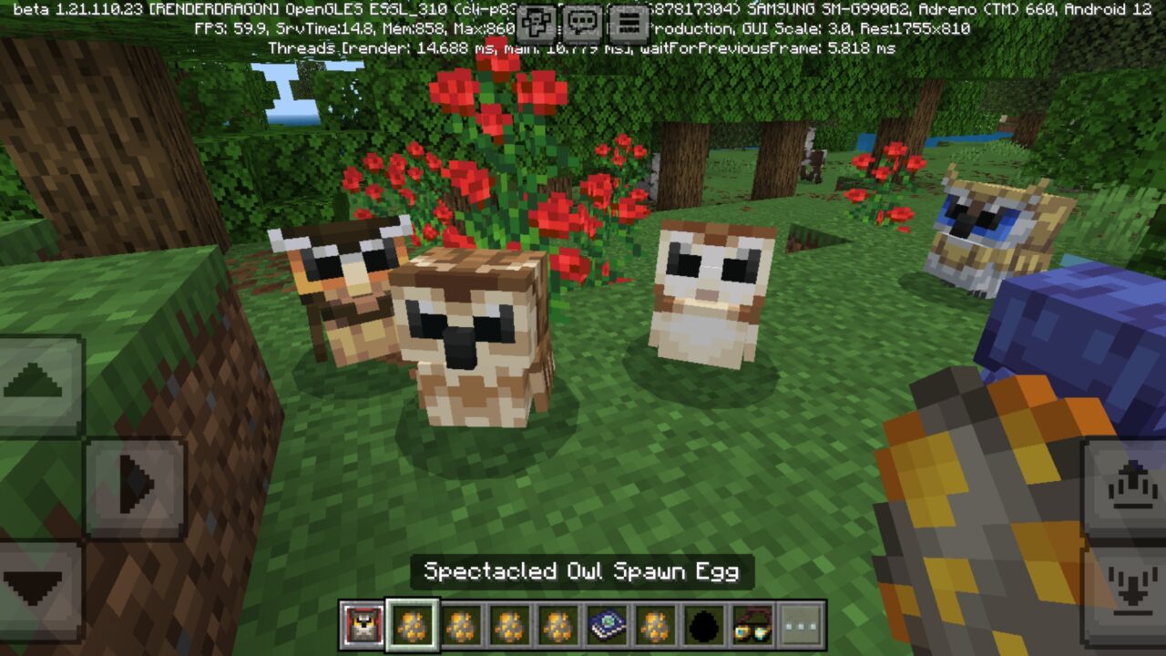 Owls Mod for Minecraft PE