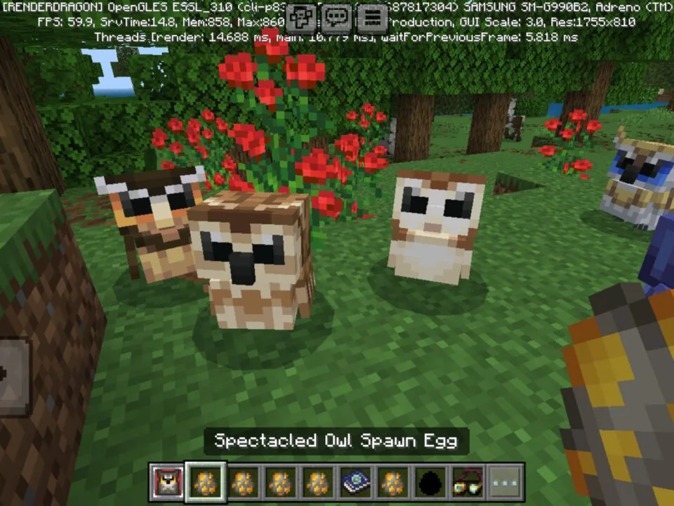 Owls Mod for Minecraft PE
