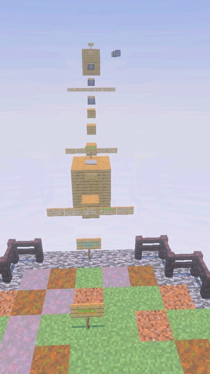 Parkour from Minigame Island Map for Minecraft PE