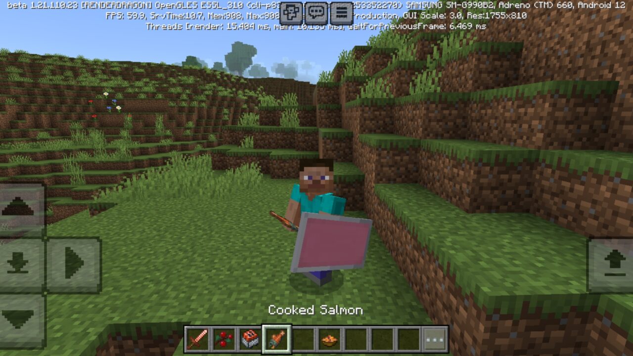 Pink from Blurry Java PvP Mod for Minecraft PE