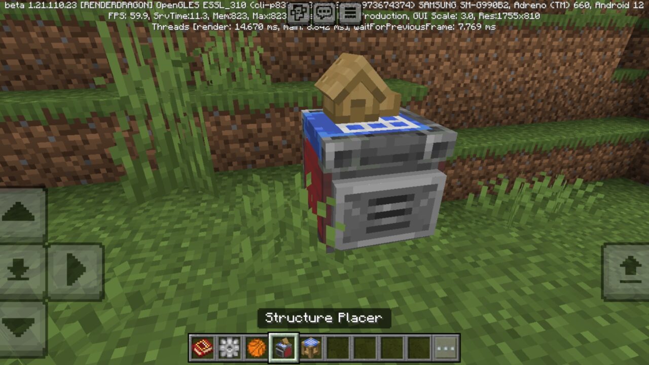 Placer from Furniture Builder Mod for Minecraft PE
