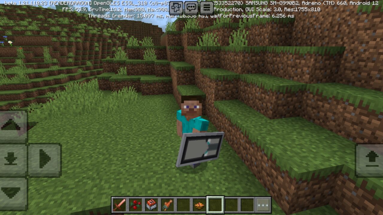 Shield from Blurry Java PvP Mod for Minecraft PE