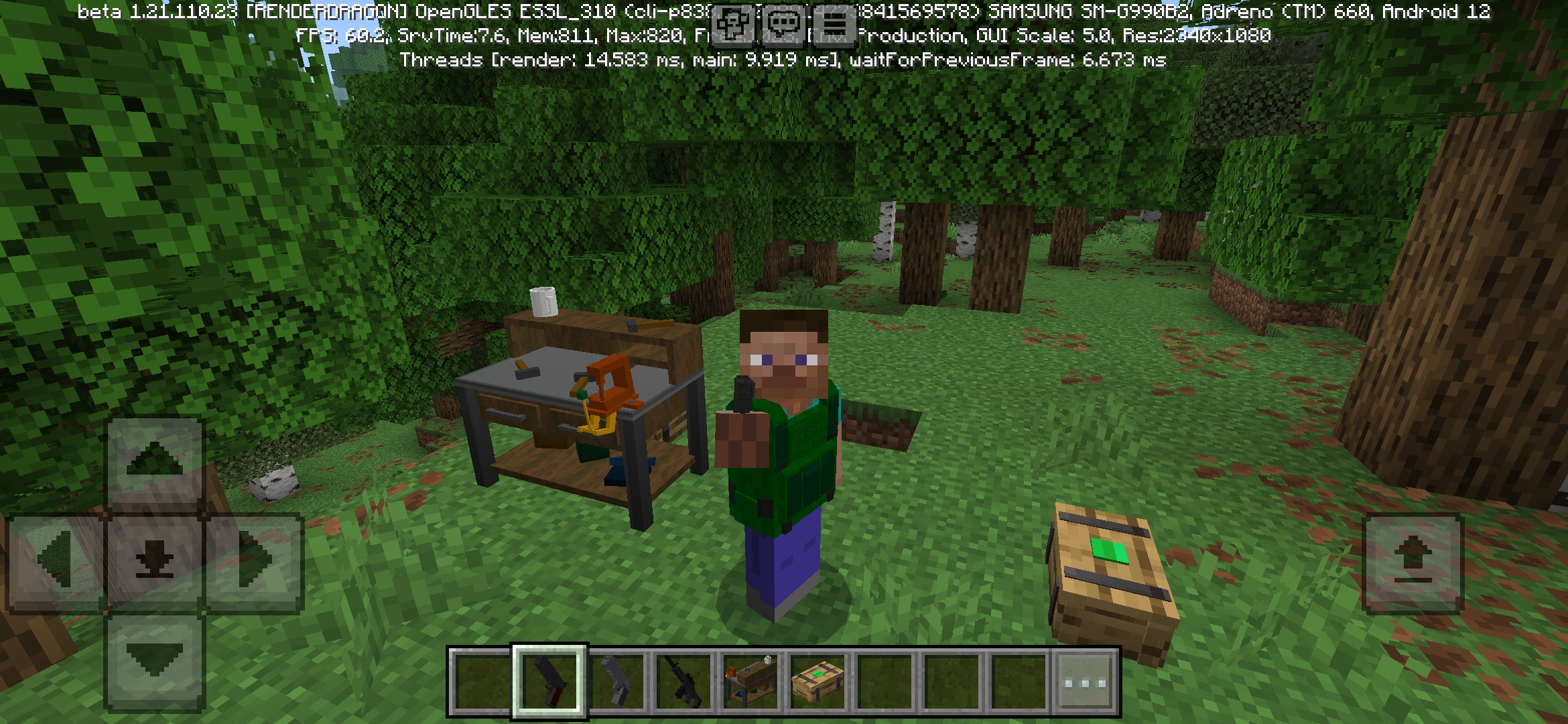 Download Simple Guns Mod for Minecraft Bedrock Edition