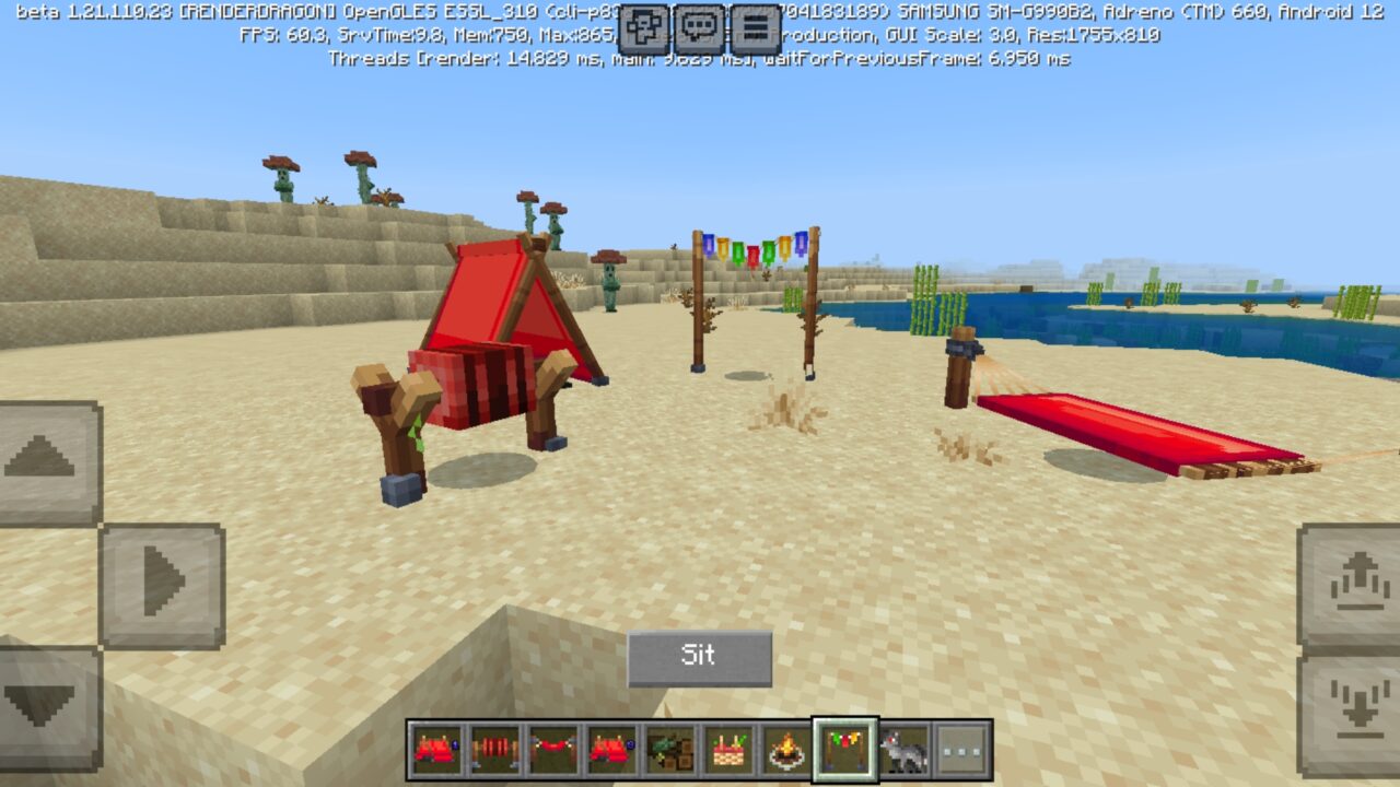 Small from Tent Mod for Minecraft PE
