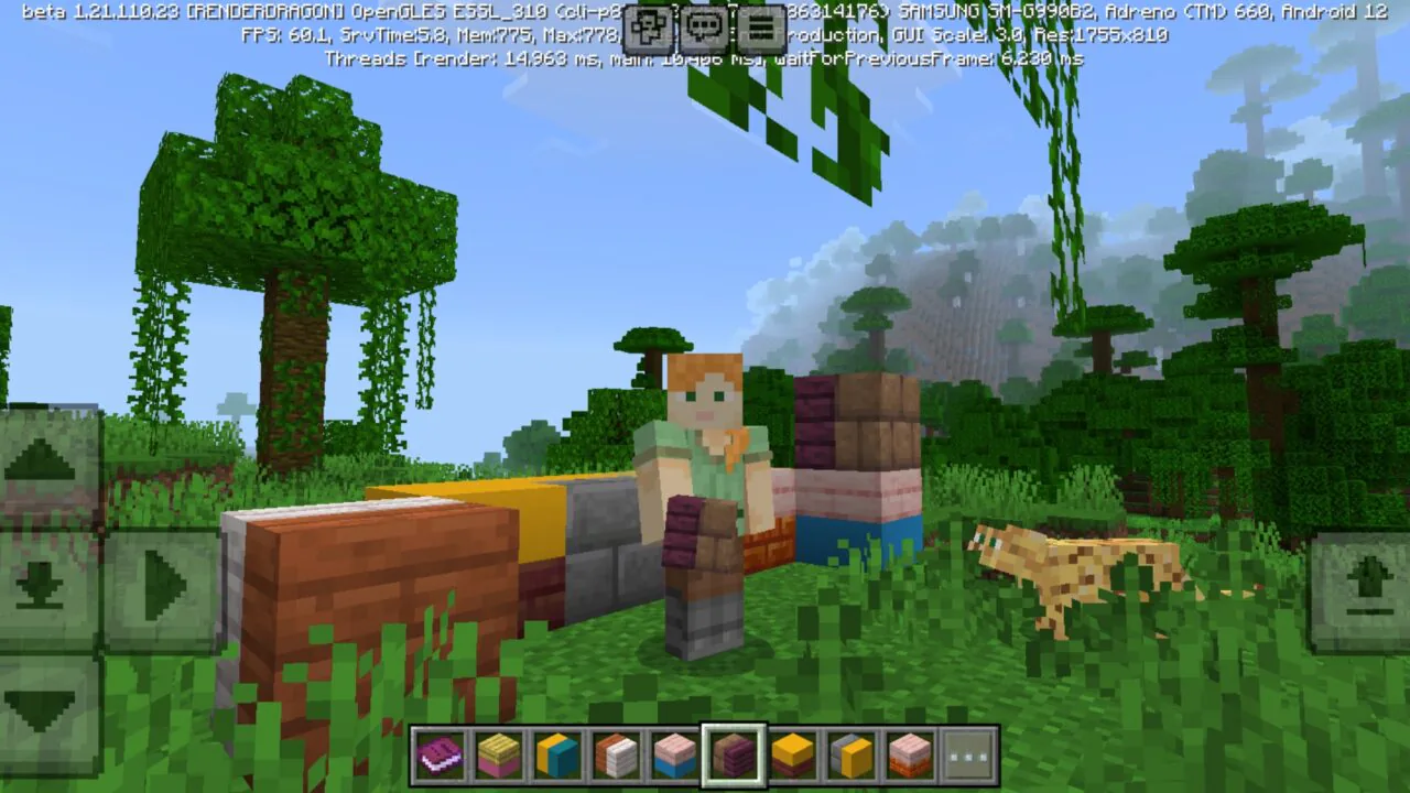 Split Blocks Mod for Minecraft PE