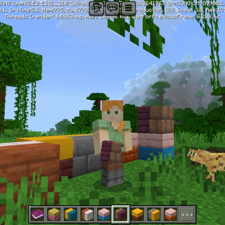 Split Blocks Mod for Minecraft PE