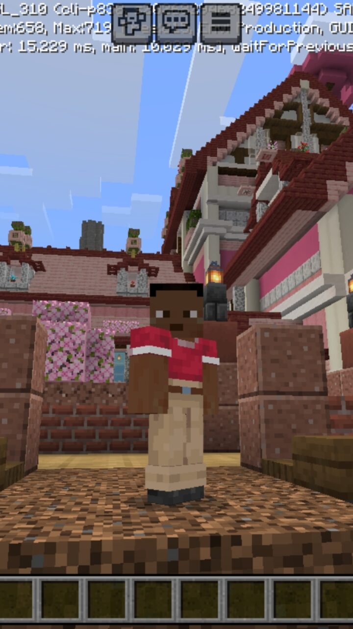 Start from Pink House Map for Minecraft PE