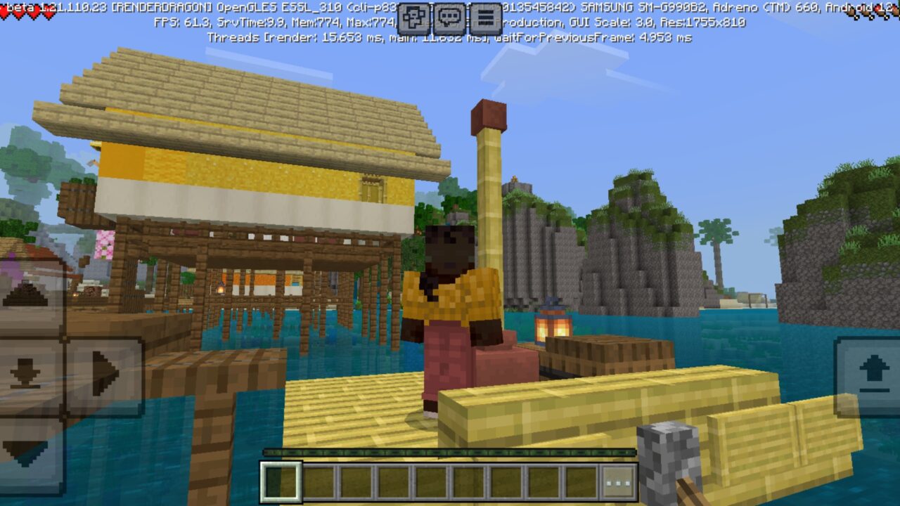 Start from Rising Lava Survival Map for Minecraft PE
