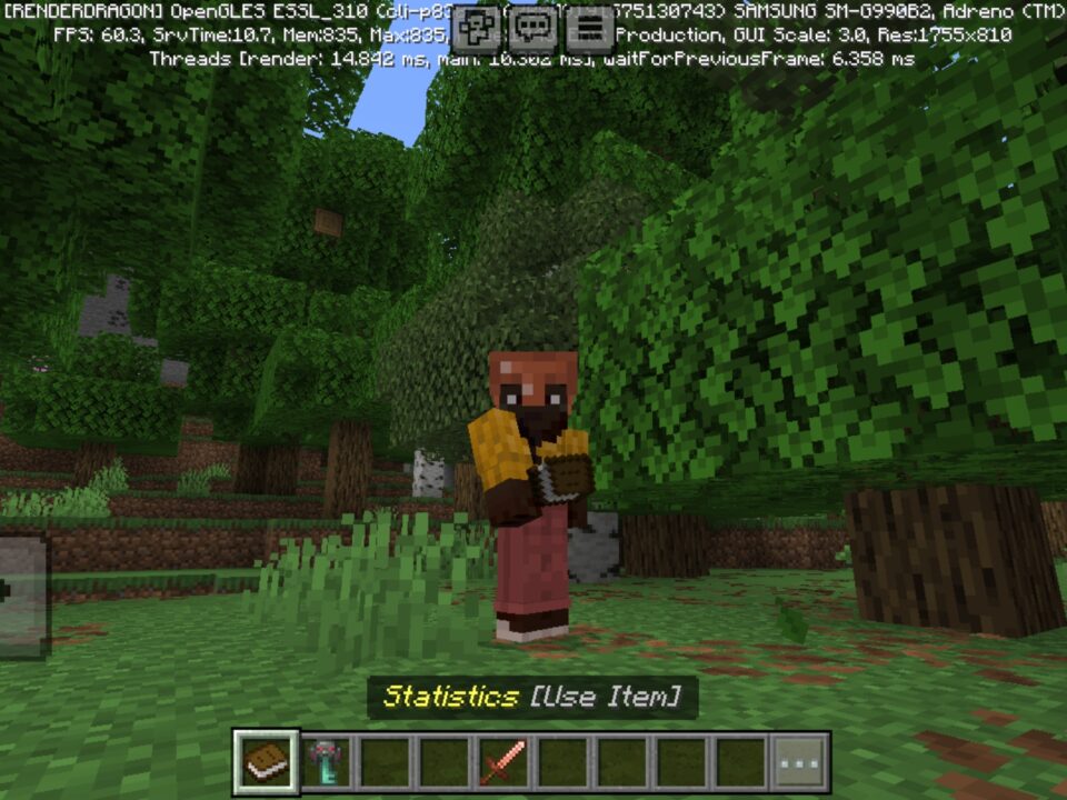 Statistics Mod for Minecraft PE