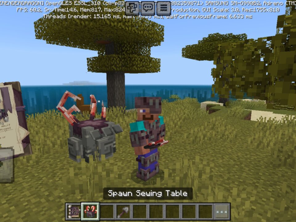 Stitched Monsters Mod for Minecraft PE