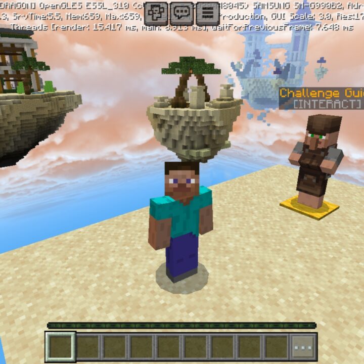 Summer Skyblock Map for Minecraft PE