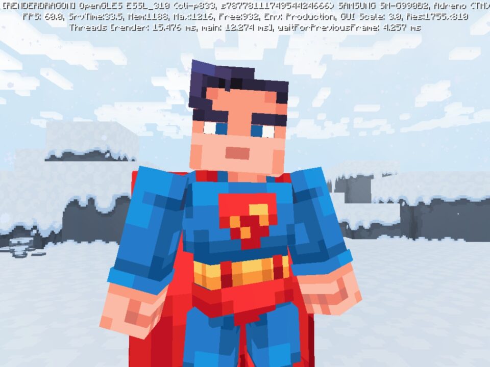 Superman Map for Minecraft PE