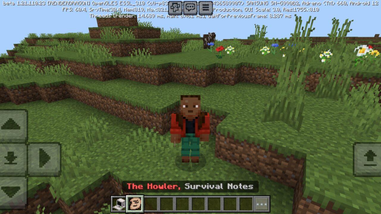 Survival from Howler Mod for Minecraft PE