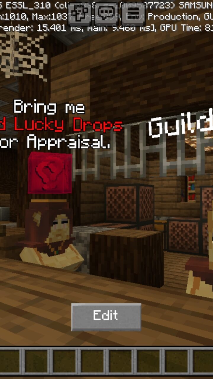 Talk from Enter the Dungeon Map for Minecraft PE