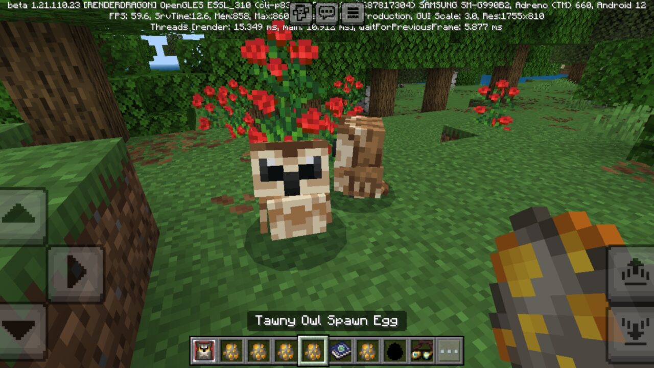 Tawny from Owls Mod for Minecraft PE