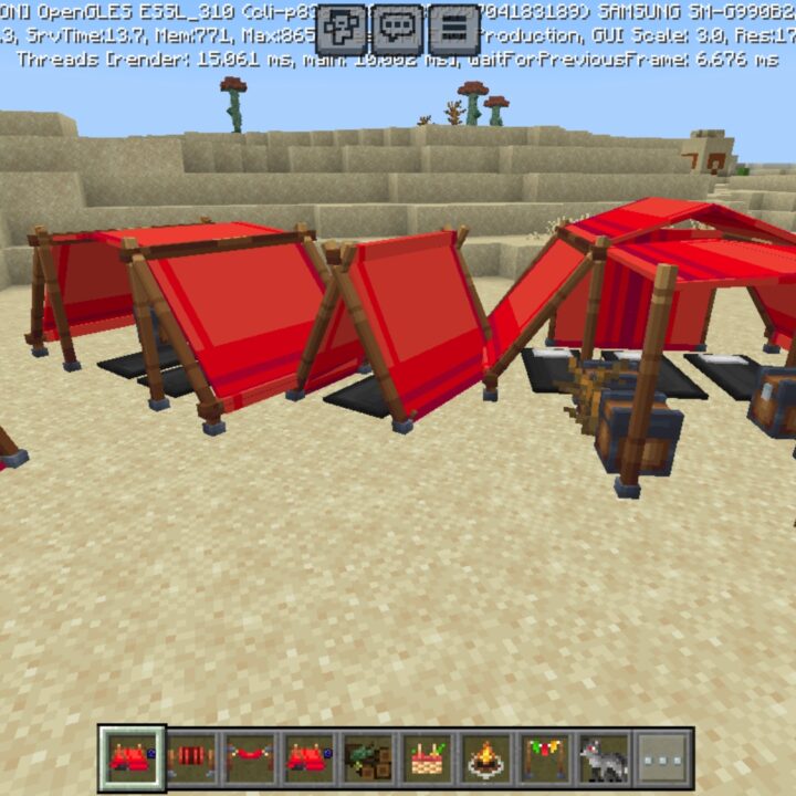 Tent Mod for Minecraft PE