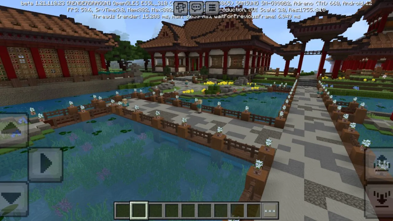Territory from from Ninja Empire Map for Minecraft PE