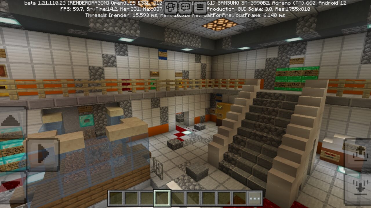 Territory from Zombie Inspired Map for Minecraft PE