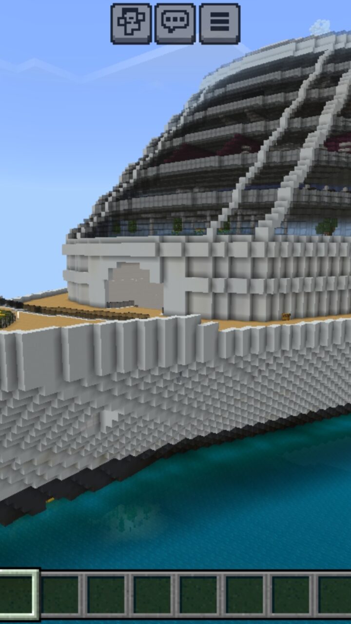 Top View from Cruise Map for Minecraft PE