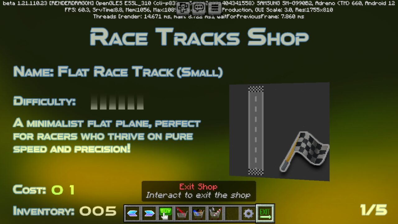Tracks from Realism Cars Mod for Minecraft PE