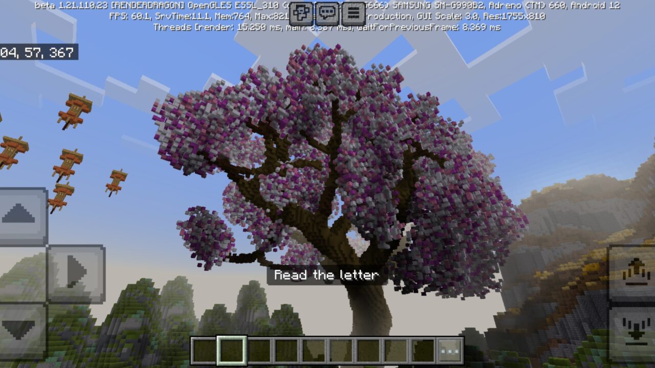 Tree from Niam Monster Mod for Minecraft PE