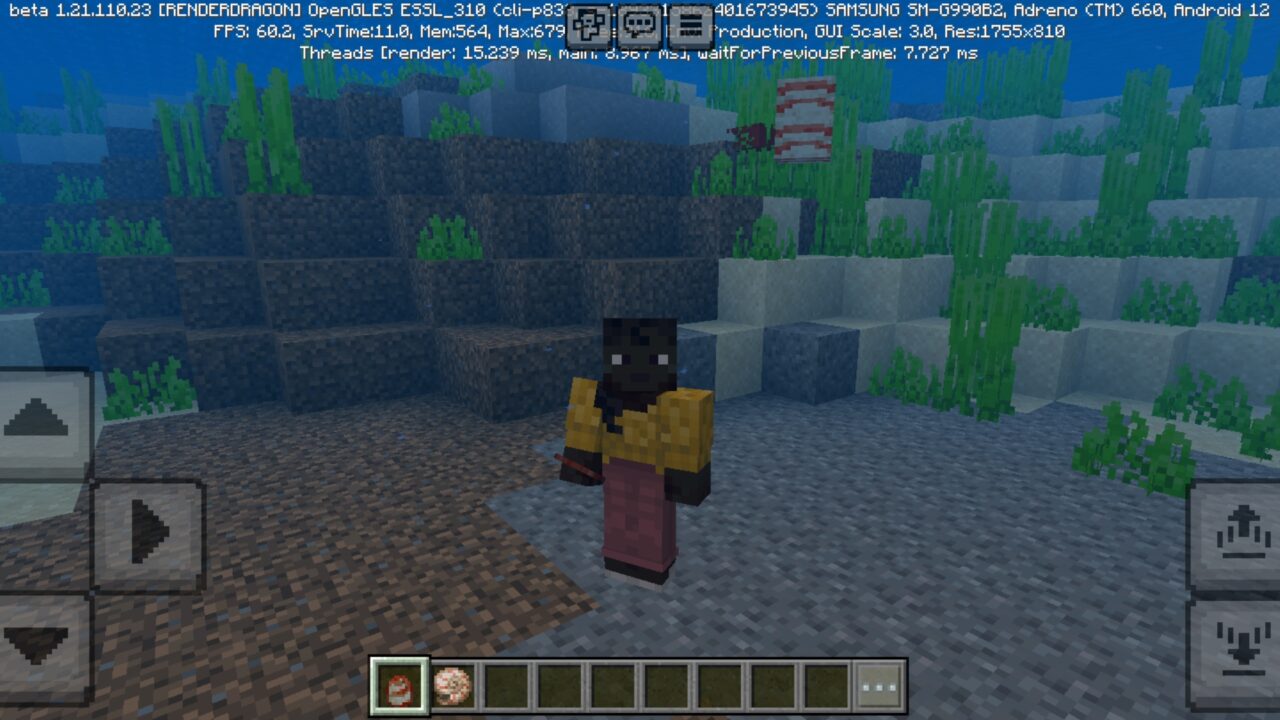 Underwater from Nautilus Mod for Minecraft PE
