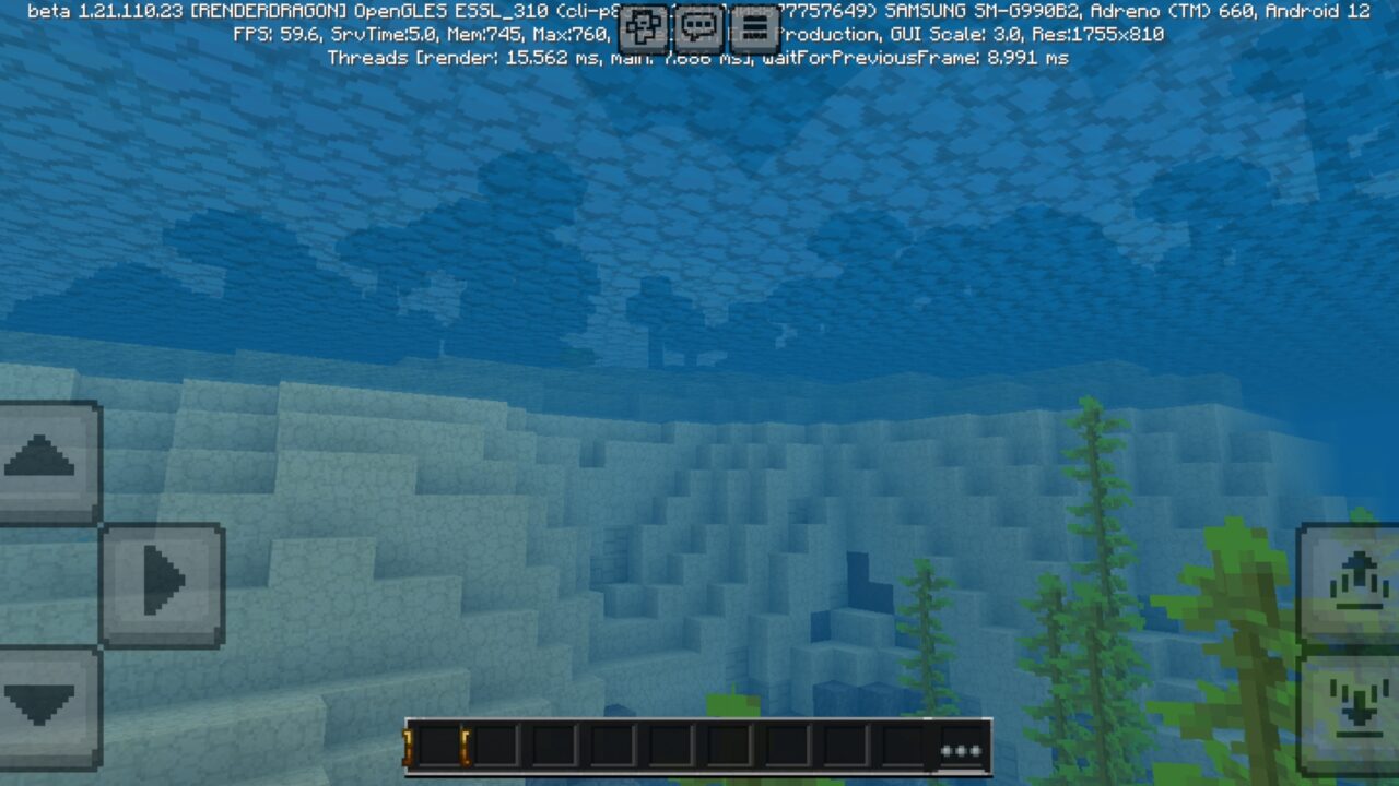 Underwater from Pikli Texture Pack for Minecraft PE
