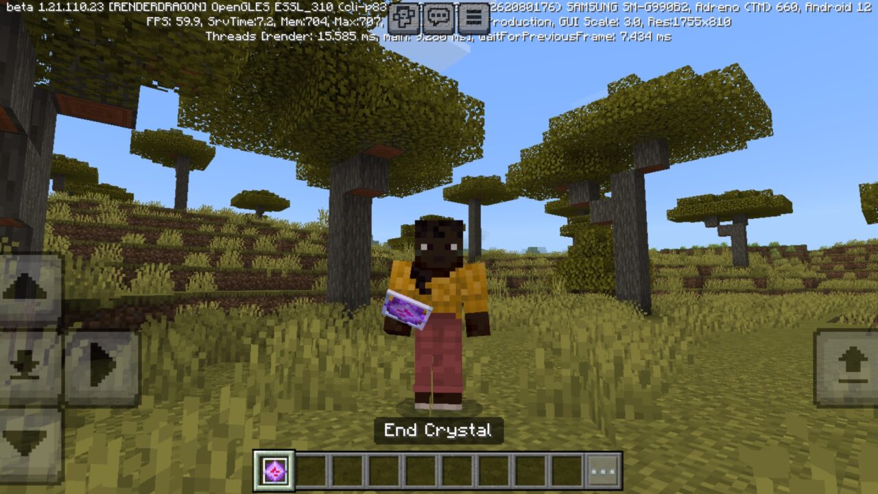 Use It from Crystal Optimizer Texture Pack for Minecraft PE