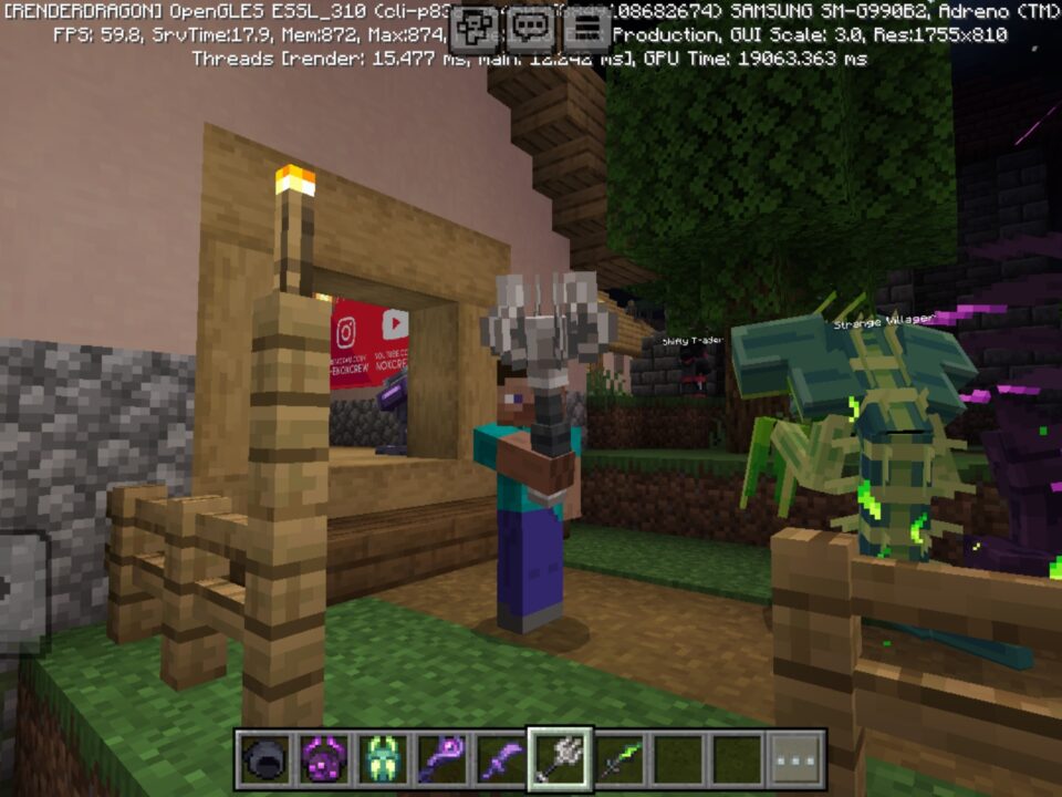 Void Weapon Mod for Minecraft PE