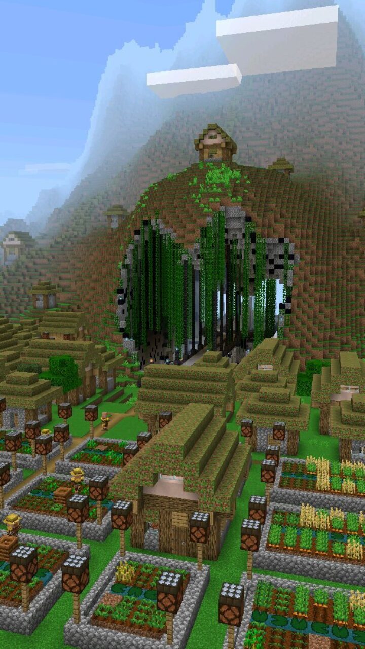 Volcano from Minigame Island Map for Minecraft PE