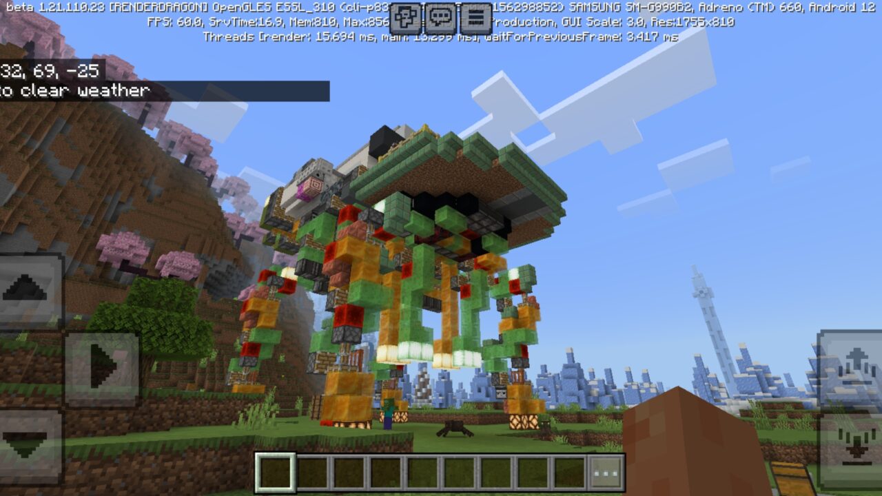 Walking House Map for Minecraft PE
