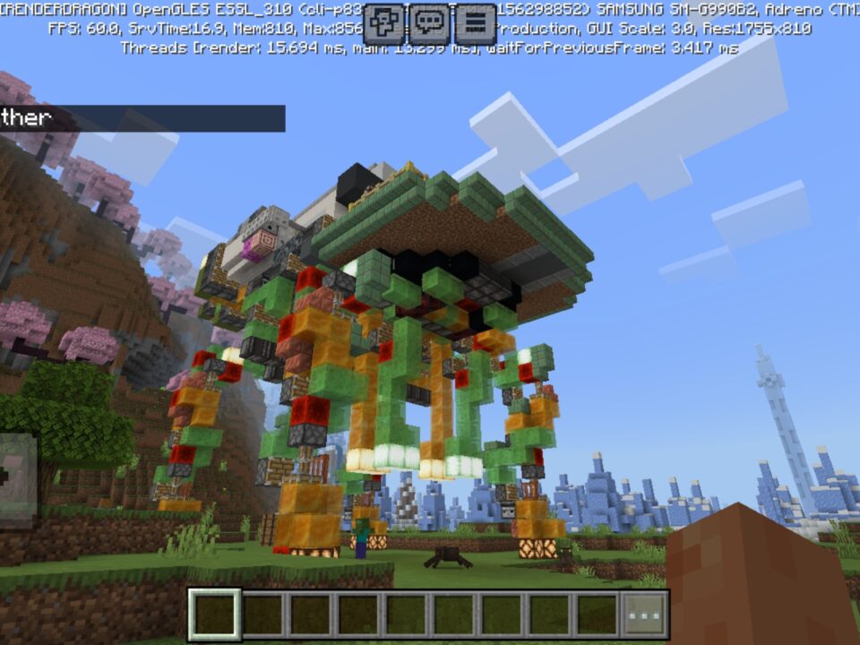 Walking House Map for Minecraft PE