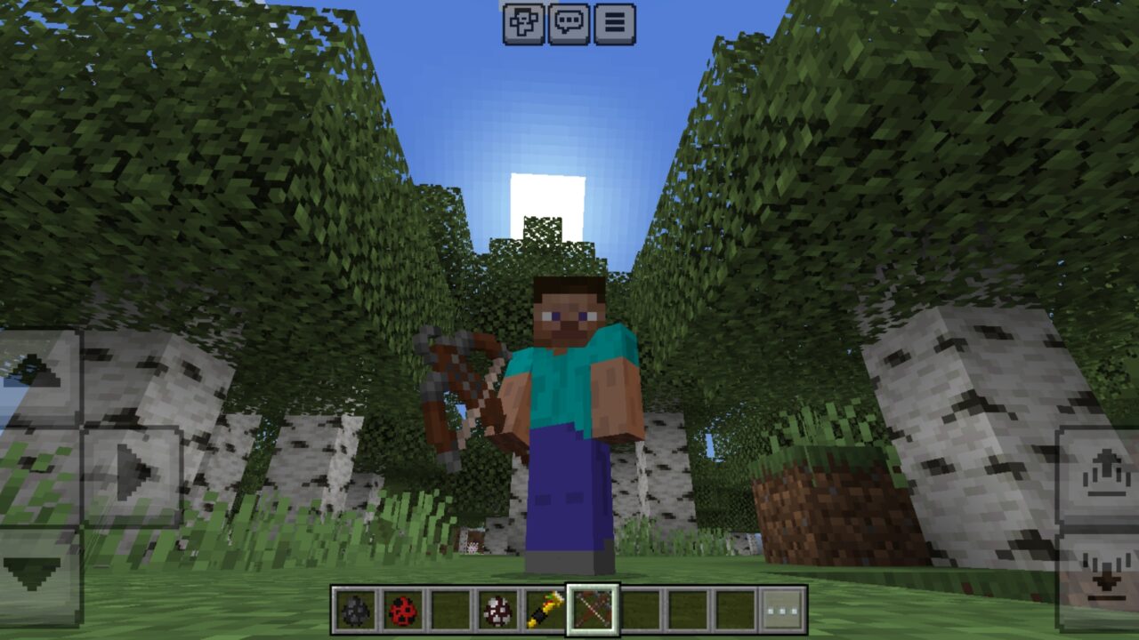 Weapon from 99 Night Forest Mod for Minecraft PE