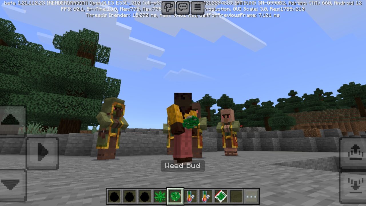 Weed from Herb Craft Mod for Minecraft PE