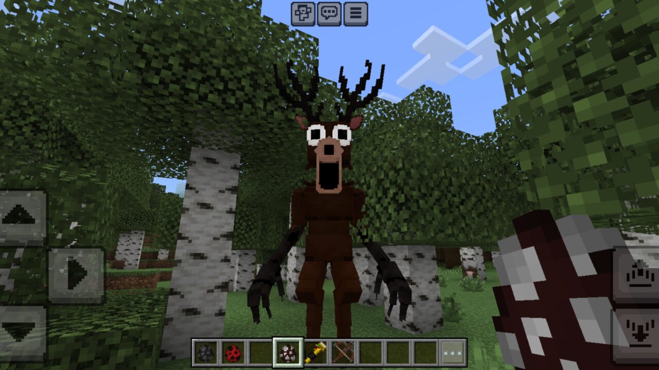 Wendigo from 99 Night Forest Mod for Minecraft PE