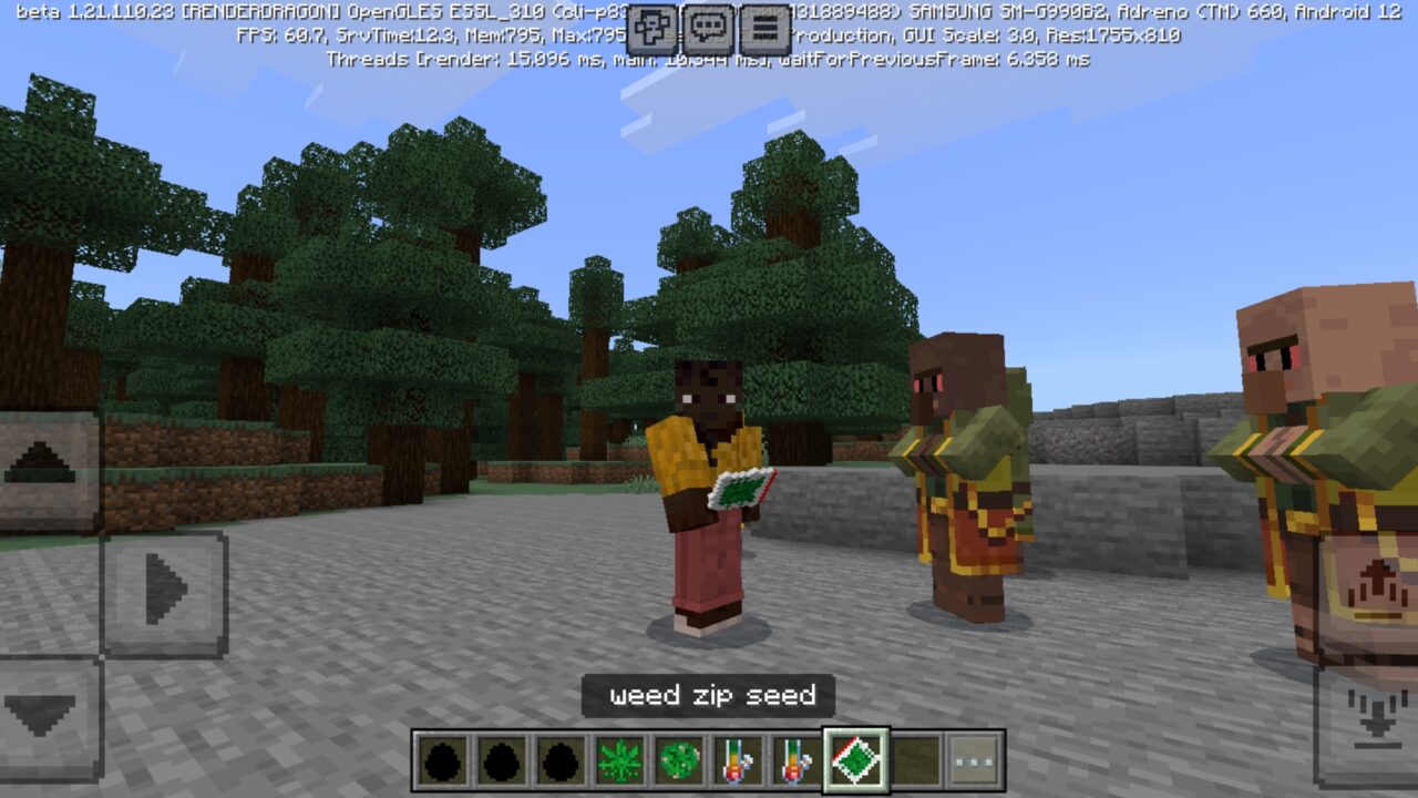 Zip Seed from Herb Craft Mod for Minecraft PE