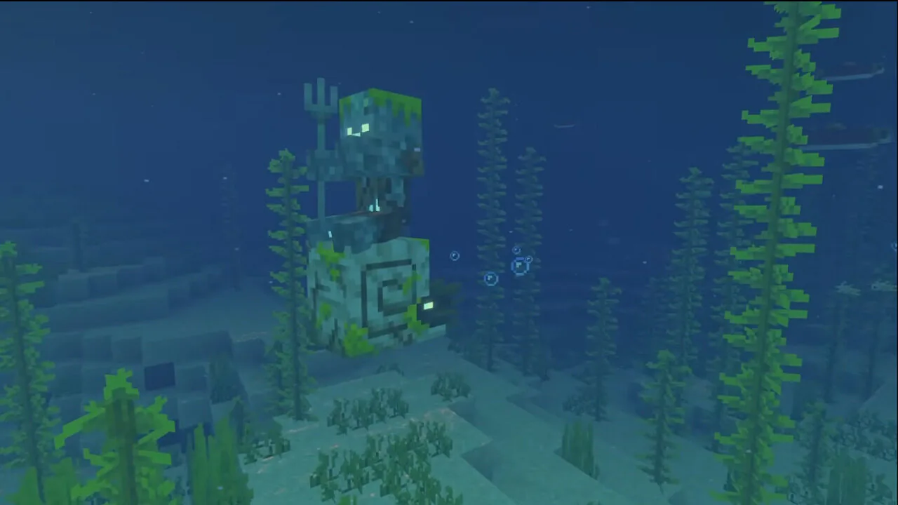 Zombie Nautilus from Minecraft Live 2025