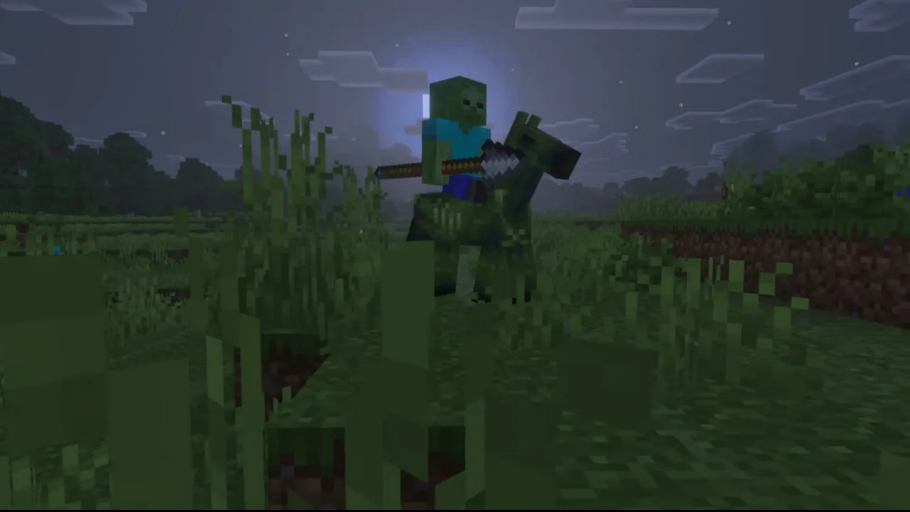 Zombie with Spear from Minecraft Live 2025