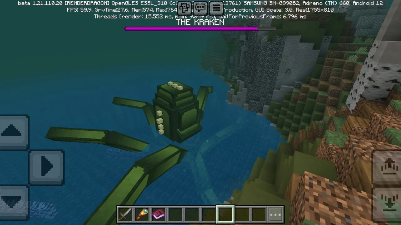 100 Days Kraken Island Map for Minecraft PE