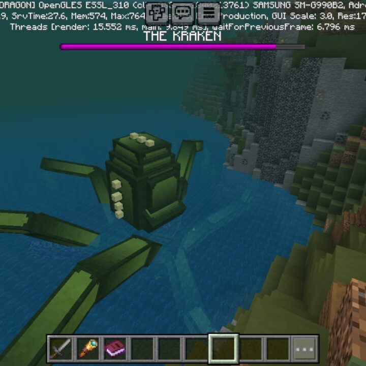 100 Days Kraken Island Map for Minecraft PE