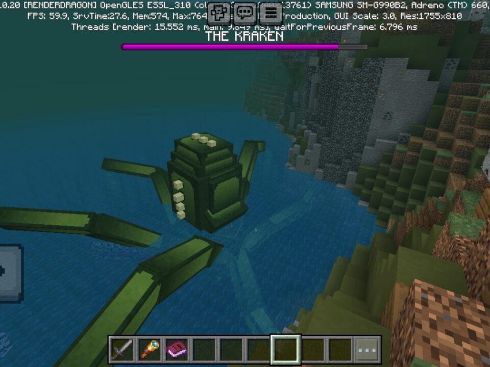 100 Days Kraken Island Map for Minecraft PE