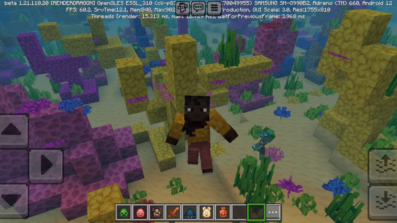 Actions and Stuff Mod for Minecraft PE