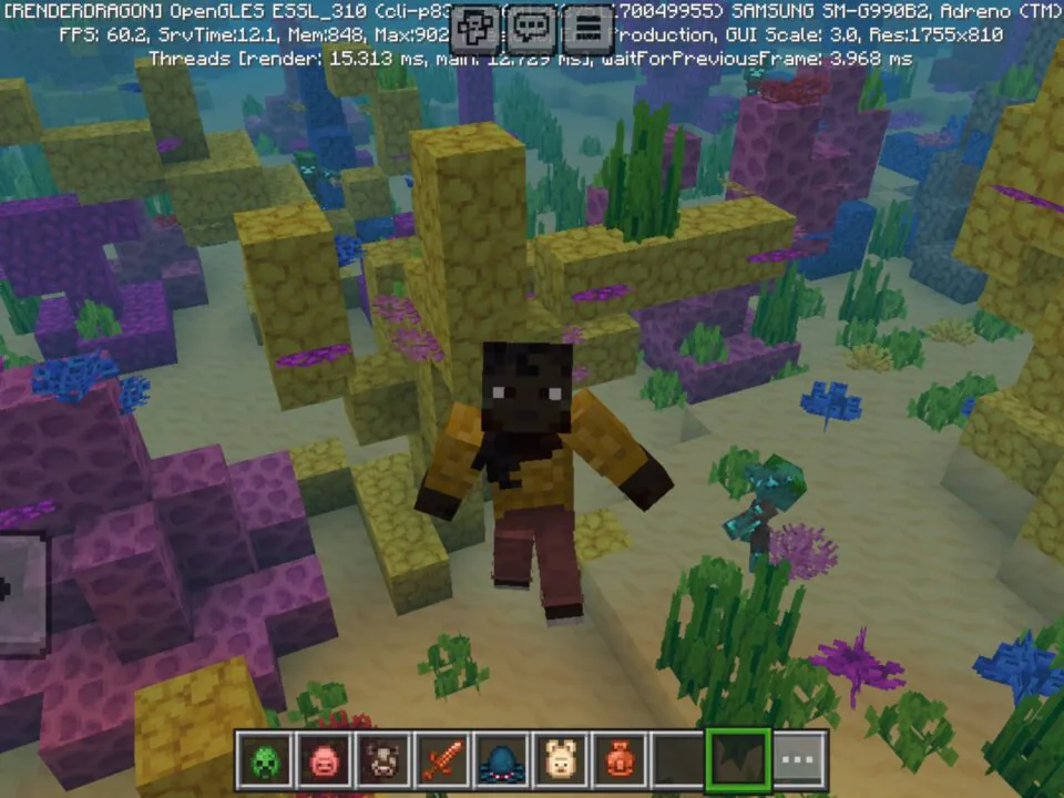 Actions and Stuff Mod for Minecraft PE