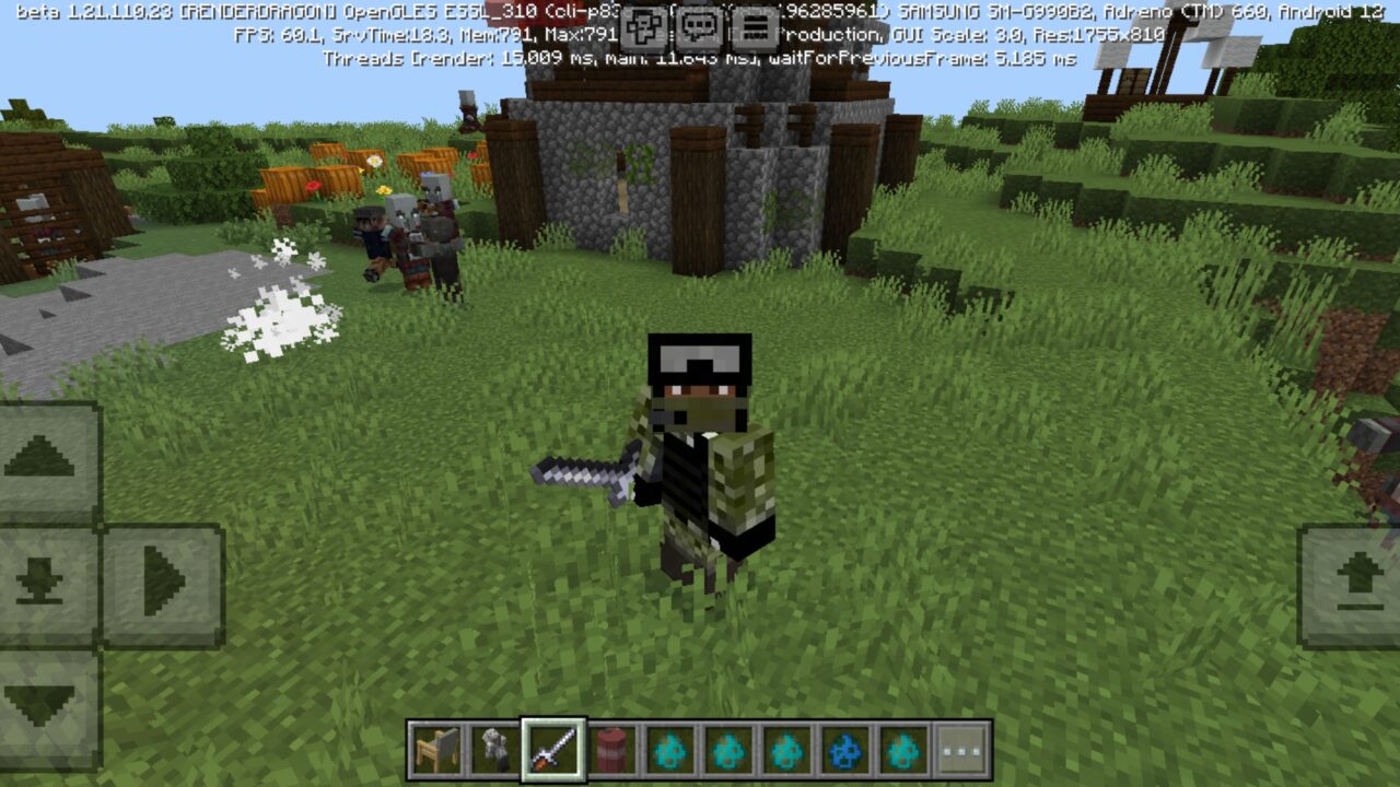 Armor from One Hundred Days Later Mod for Minecraft PE