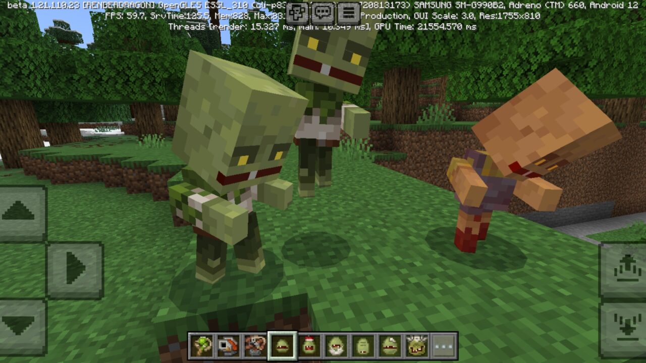 Baby from Zombified Mod for Minecraft PE