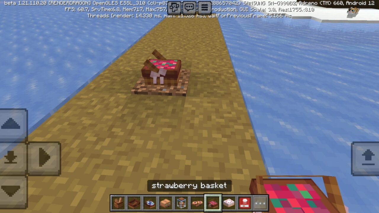 Basket from Vanis Pan Mod for Minecraft PE