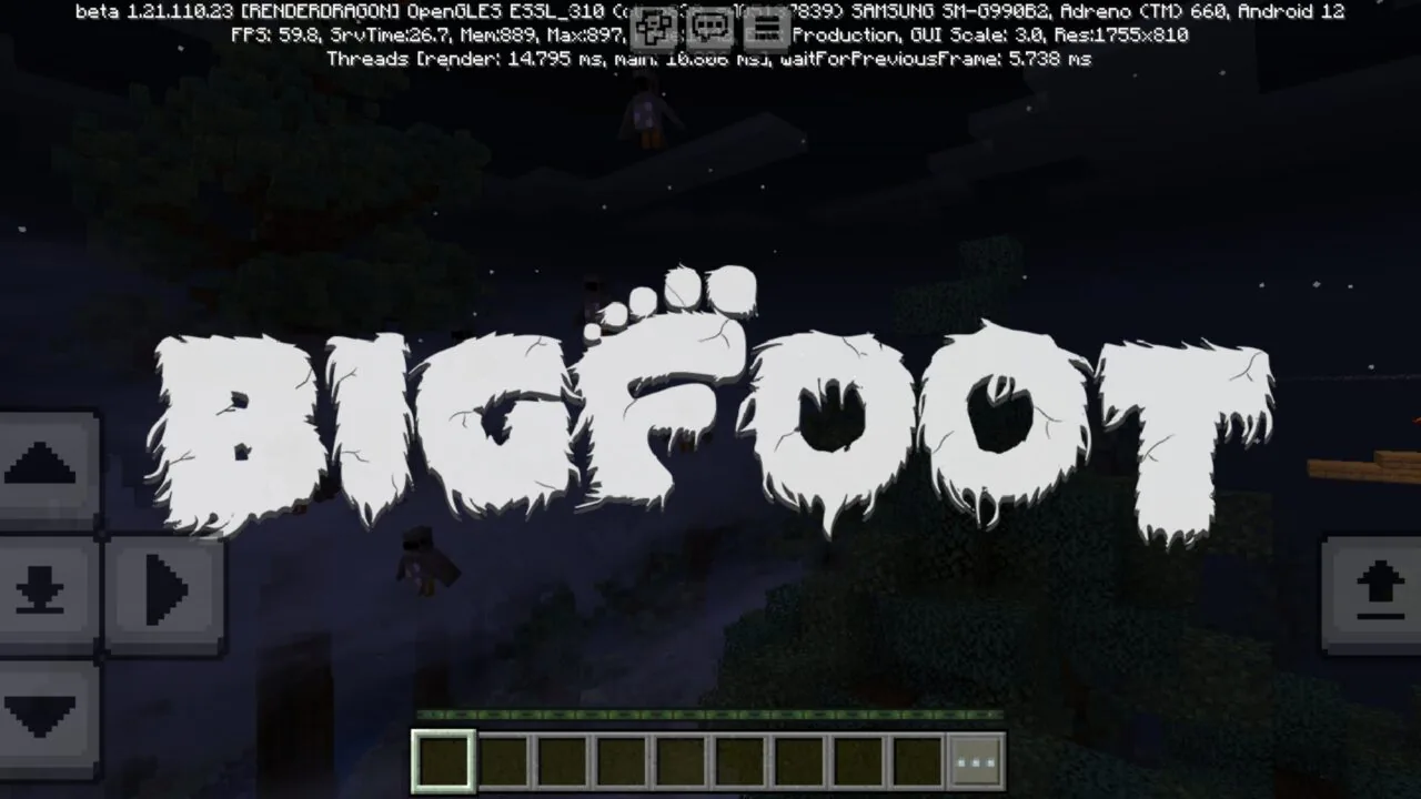 Bigfoot Map for Minecraft PE