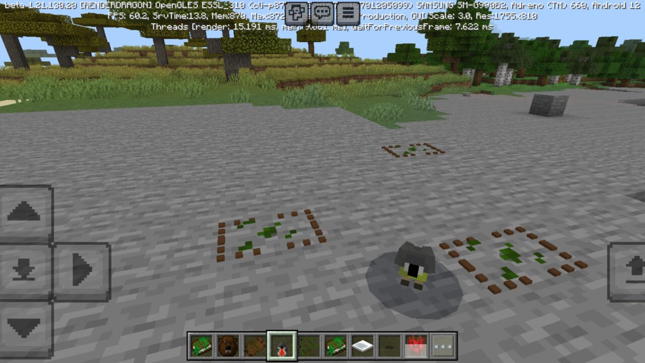 Bird from The Call of The Forest Mod for Minecraft PE