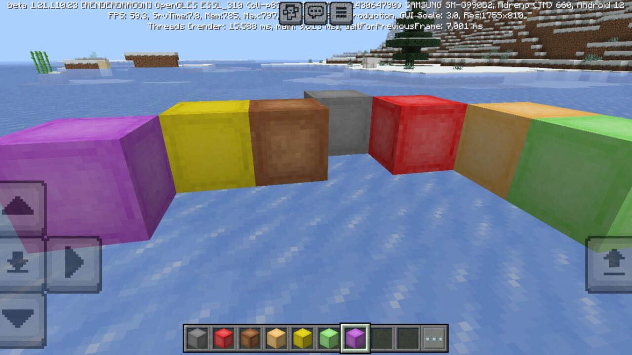 Blocks from Realms Mod for Minecraft PE